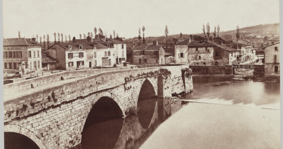 Périgueux : le pont de Tournepiche, vue d’amont