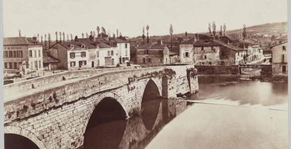 Périgueux : le pont de Tournepiche, vue d’amont