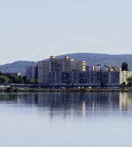 Le quartier de l’île de Thau à Sète, photographié en juillet 2017
