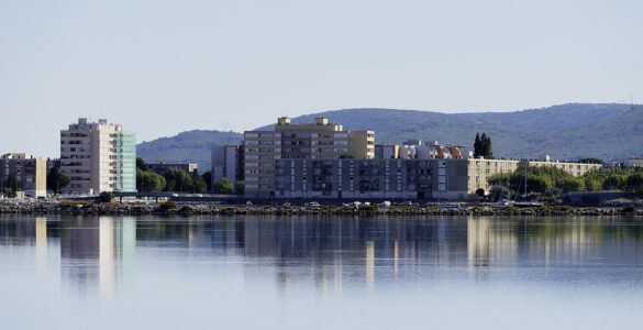Le quartier de l’île de Thau à Sète, photographié en juillet 2017