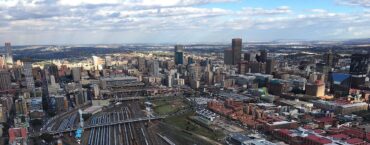 Vue de Johannesburg en 2017