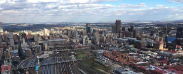 Vue de Johannesburg en 2017
