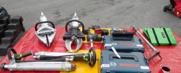 Outils de désincarcération des sapeurs-pompiers présentés à Mussidan en 2023