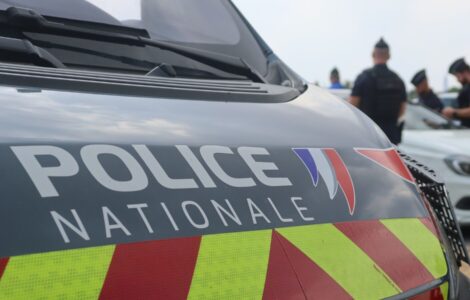 Illustration du Parisien sur l'intervention policière à Beauvais