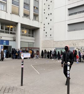 Agence de la CAF à Paris en janvier 2019 — illustration sans lien avec cette affaire