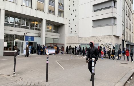 Agence de la CAF à Paris en janvier 2019 — illustration sans lien avec cette affaire
