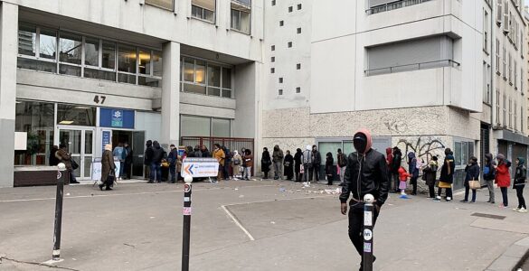 Agence de la CAF à Paris en janvier 2019 — illustration sans lien avec cette affaire