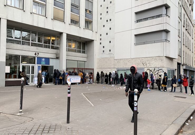 Agence de la CAF à Paris en janvier 2019 — illustration sans lien avec cette affaire