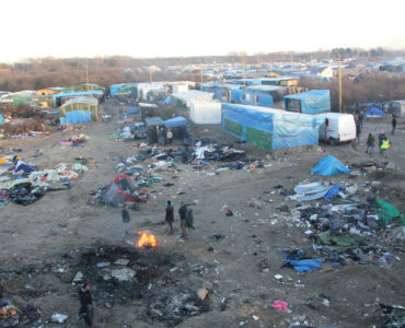 Jungle de Calais en janvier 2016, photo d’illustration sans lien établi avec le patient