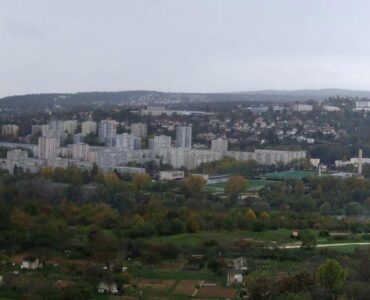 Vue d’ensemble du quartier de la Fontaine d’Ouche à Dijon, photographie d’archives.