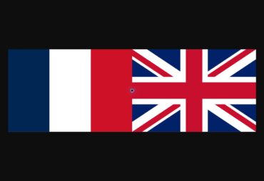 Drapeaux de la France et du Royaume-Uni
