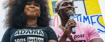 Rassemblement Justice pour Adama — photographie fournie