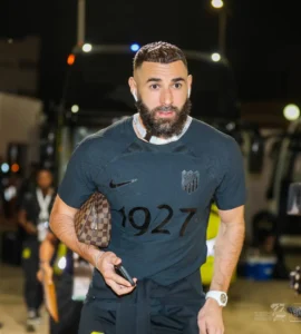 Karim Benzema portant une tenue Nike