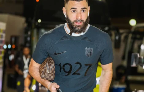 Karim Benzema portant une tenue Nike