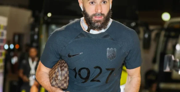 Karim Benzema portant une tenue Nike