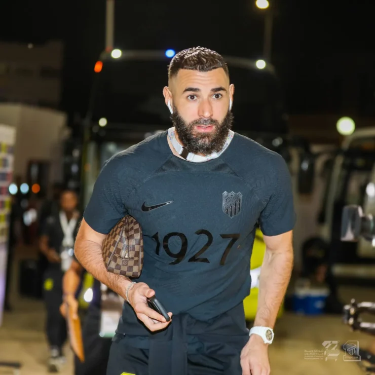 Karim Benzema portant une tenue Nike