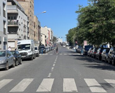 Rue du Landy à Aubervilliers, photographie d’illustration du quartier.