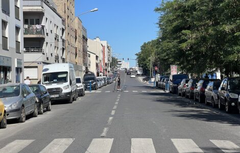 Rue du Landy à Aubervilliers, photographie d’illustration du quartier.
