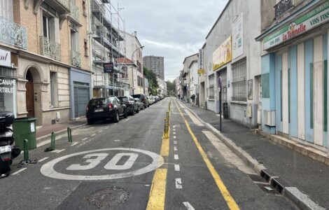Rue Victor-Hugo à Malakoff, photographiée le 11 août 2023.