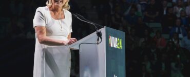 Marine Le Pen lors d’un événement en mai 2024, photographie d’illustration.