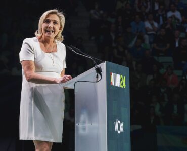 Marine Le Pen lors d’un événement en mai 2024, photographie d’illustration.