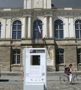Façade du Parlement de Bretagne à Rennes, photographie de mai 2011.