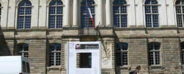 Façade du Parlement de Bretagne à Rennes, photographie de mai 2011.