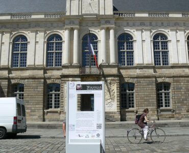 Façade du Parlement de Bretagne à Rennes, photographie de mai 2011.
