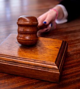 judge s gavel in courtroom setting
