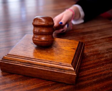 judge s gavel in courtroom setting