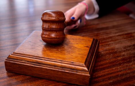 judge s gavel in courtroom setting