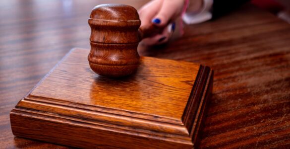 judge s gavel in courtroom setting