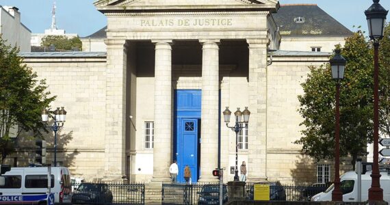 Palais de justice de Quimper, photographie d’illustration d’octobre 2012.