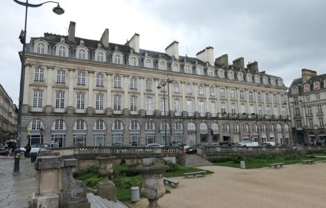 Immeubles de la place du Parlement-de-Bretagne à Rennes.