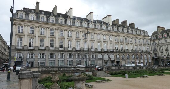 Immeubles de la place du Parlement-de-Bretagne à Rennes.