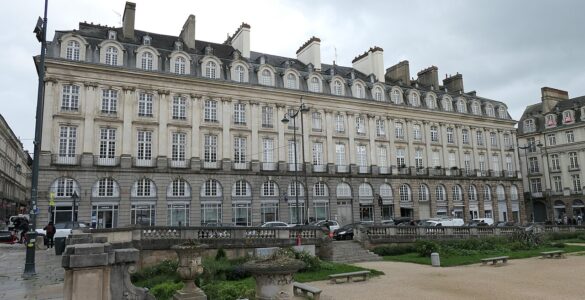Immeubles de la place du Parlement-de-Bretagne à Rennes.