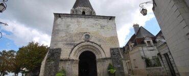 La collégiale Saint-Ours à Loches, photographie d’illustration du patrimoine religieux.
