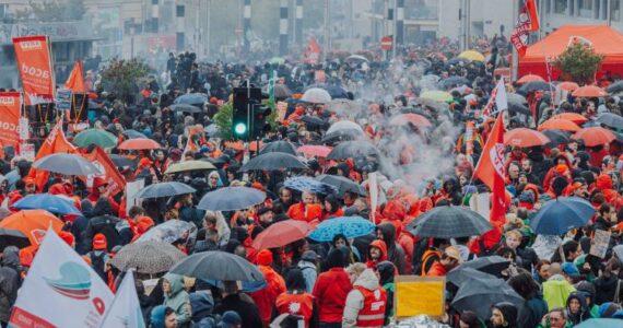 Illustration de l'alerte aux appels djihadistes visant policiers et manifestants pendant les mobilisations en Europe