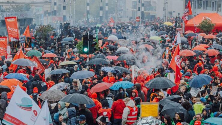 Illustration de l'alerte aux appels djihadistes visant policiers et manifestants pendant les mobilisations en Europe