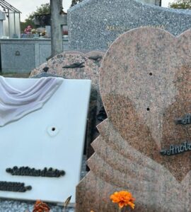 Cimetière d’Ansac-sur-Vienne (Charente), visé par des vols d’ornements funéraires en octobre 2026, photo ICI