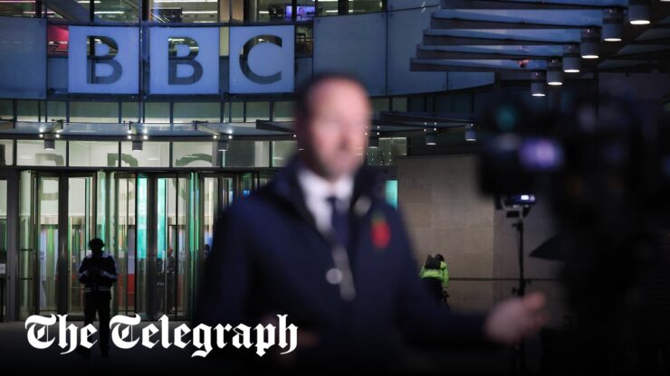 Siège de la BBC à Londres, illustration de l’enquête du Telegraph sur les écarts de rémunération