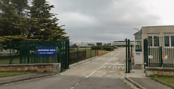 Quartier Buquet, siège de la gendarmerie mobile de Brest. Vue Google Maps publiée par Ouest-France le 9 octobre 2026 ; date de prise de vue non précisée.