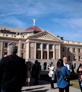 Le Capitole de l’Arizona à Phoenix, photographié le 9 janvier 2023 par Gage Skidmore.