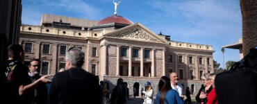 Le Capitole de l’Arizona à Phoenix, photographié le 9 janvier 2023 par Gage Skidmore.