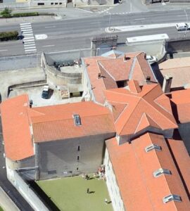 Vue aérienne de la maison d’arrêt de Carcassonne