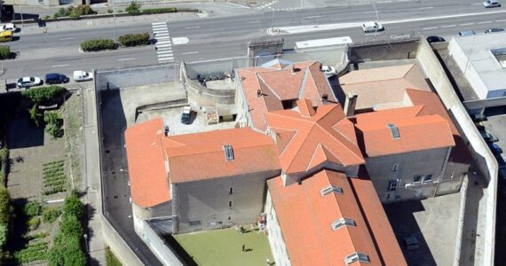 Vue aérienne de la maison d’arrêt de Carcassonne