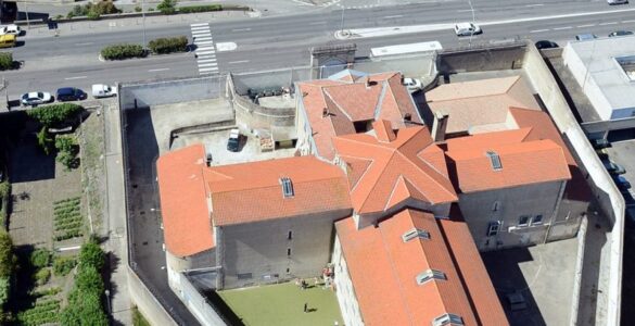 Vue aérienne de la maison d’arrêt de Carcassonne
