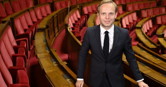 Charles Alloncle à l'Assemblée nationale (photographie de 2024)