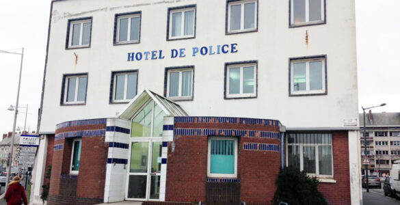 Hôtel de police de Dunkerque, quai des Hollandais. Archives Delta FM.