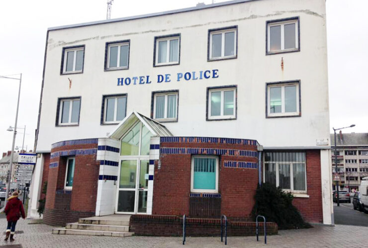 Hôtel de police de Dunkerque, quai des Hollandais. Archives Delta FM.